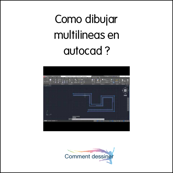 Como dibujar multilineas en autocad